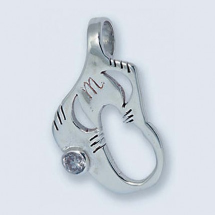 Подвеска с камнем (скорпион) П-429