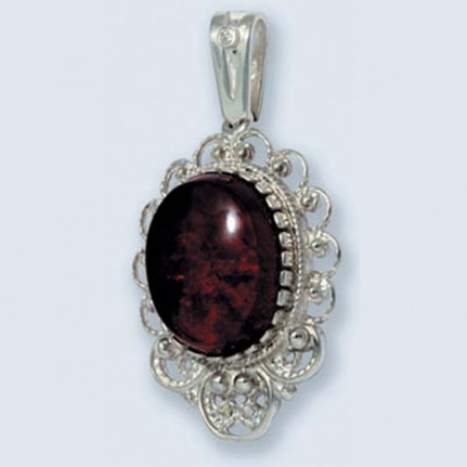 Подвеска с камнями П-025