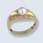 Кольцо с жемчугом 1725