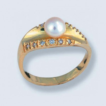 Кольцо с жемчугом 1725