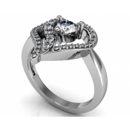 Кольцо Сердце Os 7190