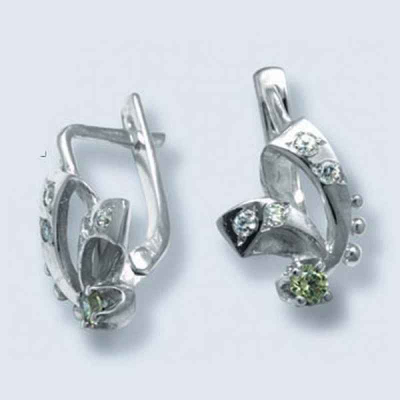 Серьги с камнями С-021