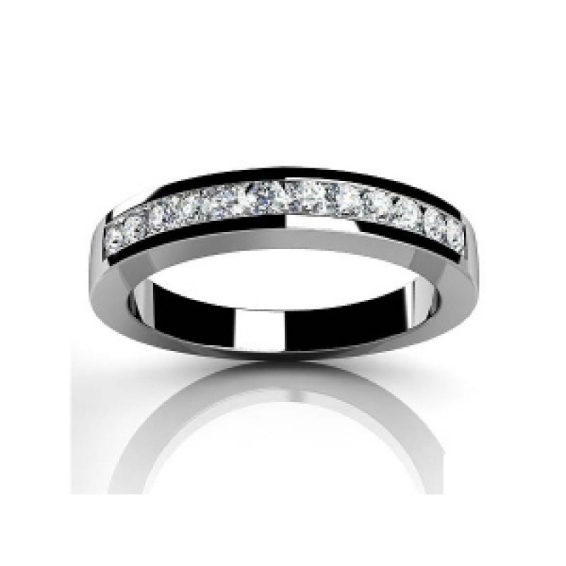 Обручальное кольцо с дорожкой камней Os 2179