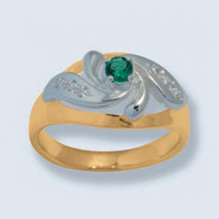 Кольцо с камнями 060