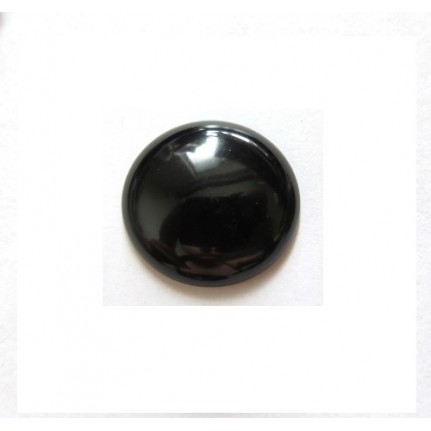 агат чёрный круг-кабошон 3.0мм