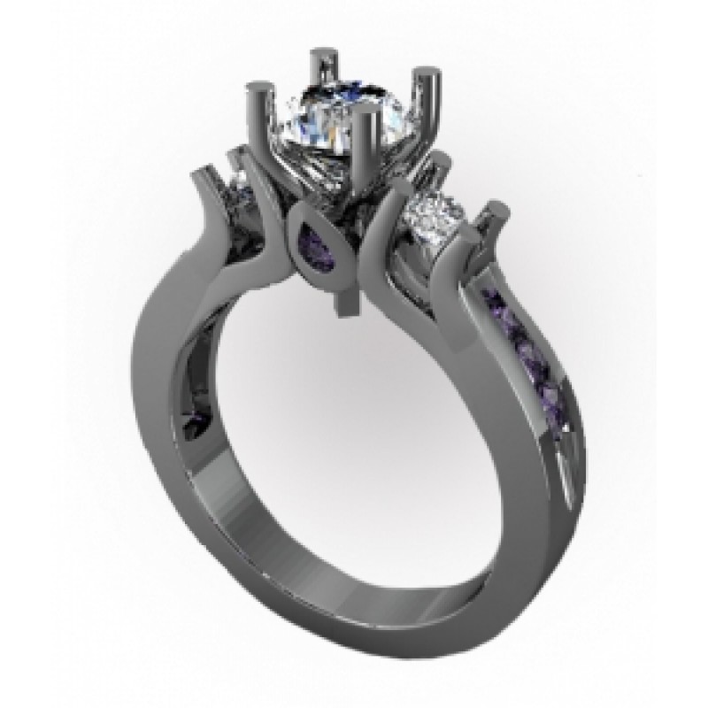 Кольцо с крупными камнями Os 2642