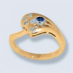 Кольцо с камнями 062