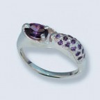 Кольцо с камнями 1125