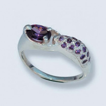 Кольцо с камнями 1125