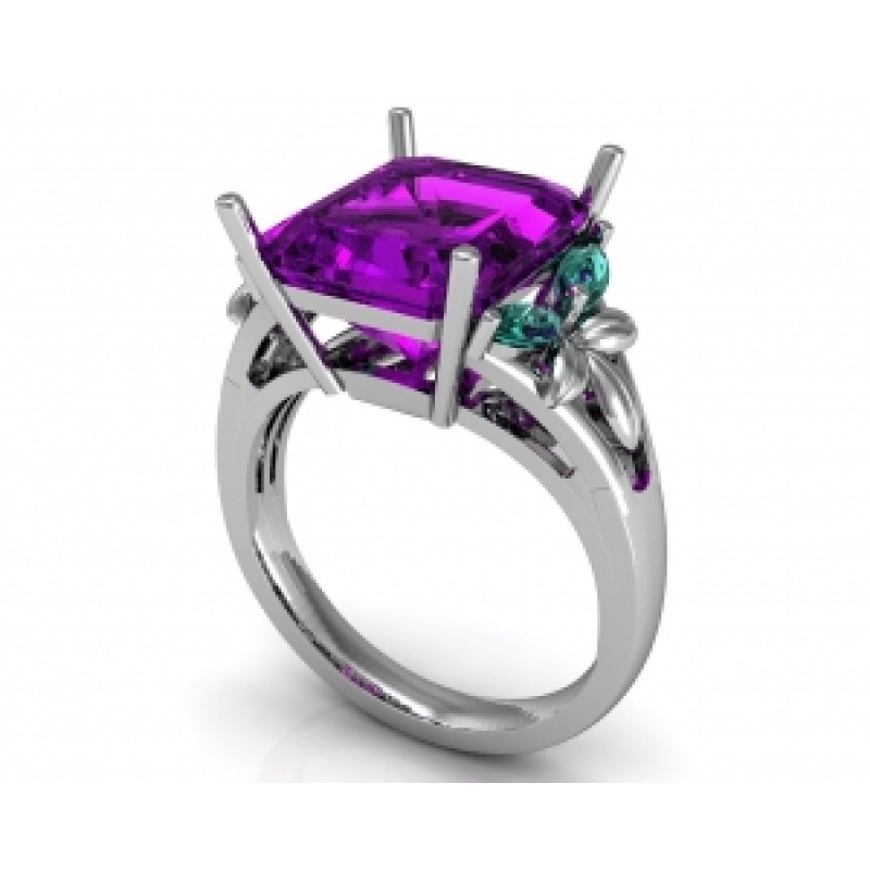 Кольцо с крупным камнем Os 7145