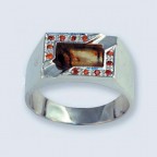 Печатка с камнями 1669