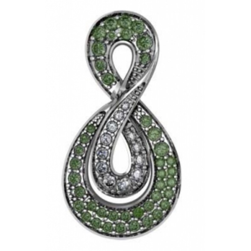 Подвеска с дорожками камней Os 1637