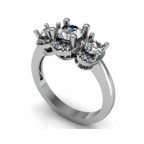 Кольцо с крупными камнями Os 2622