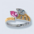 Кольцо с камнями 065