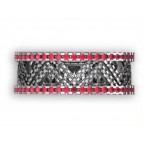 Кольцо с дорожками камней Os 2040