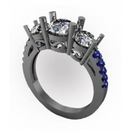 Кольцо с крупными камнями Os 2636