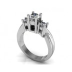 Кольцо с крупными камнями Os 2546