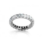 Обручальное кольцо с камнями по кругу Os 2148