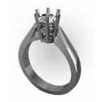 Кольцо с крупным камнем Os 2644