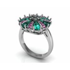 Кольцо Цветок Os 7087