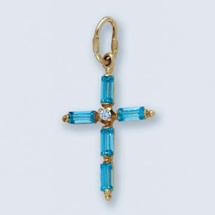 Крест с камнями Кр-036