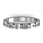 Кольцо с дорожкой камней Os 2003