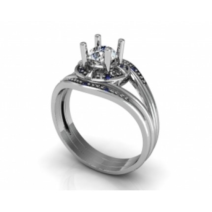 Кольцо с крупным камнем Os 7158