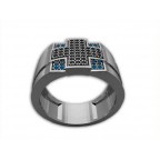 Кольцо с крестом Os 3005