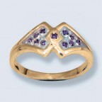 Кольцо с камнями 1656