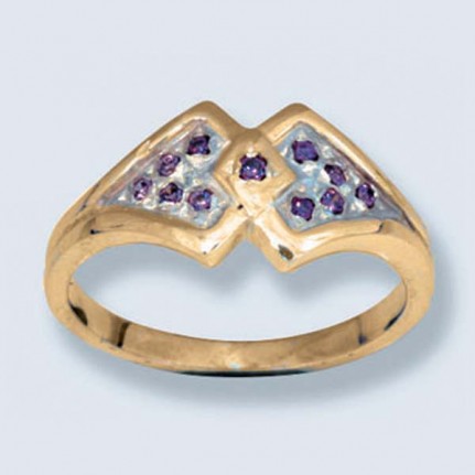 Кольцо с камнями 1656