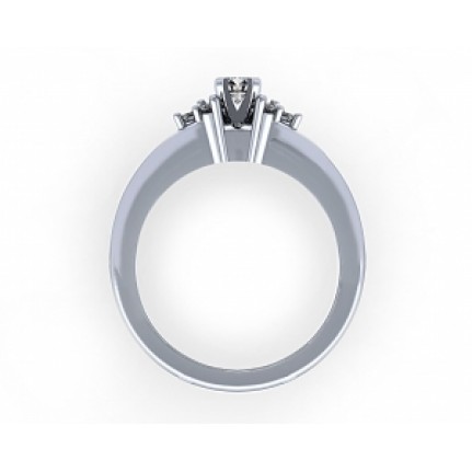 Кольцо с дорожками камней Os 2705