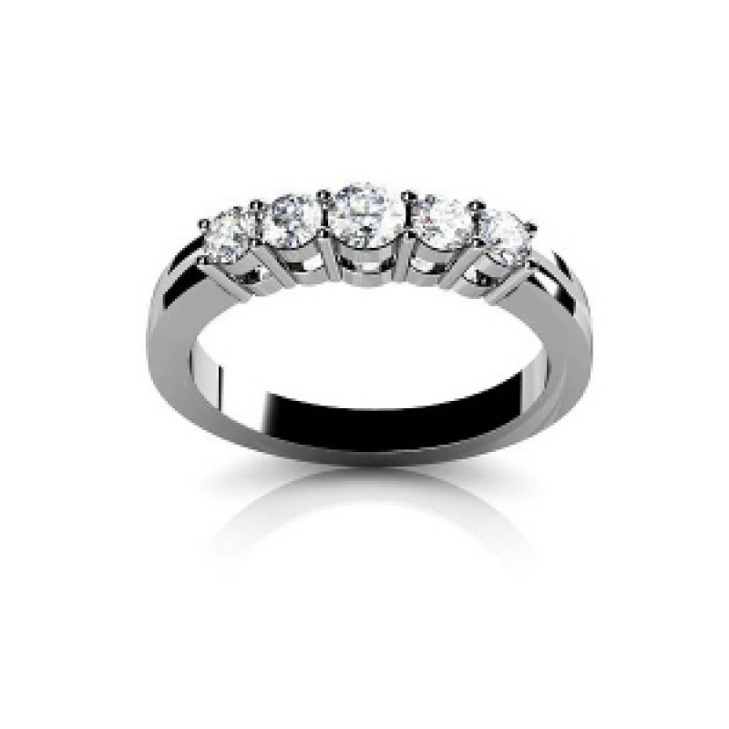 Кольцо с дорожкой камней Os 2611