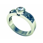 Кольцо с камнем Os 2063