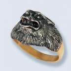 Печатка с головой волка 014