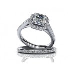 Кольцо двойное с крупным камнем в обрамлении мелких камней Os 2691