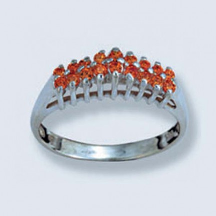 Кольцо с камнями 1477