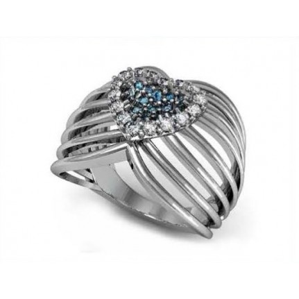 Кольцо Сердце Os 7058