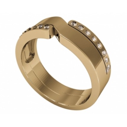 Кольцо с дорожками камней Os 2121