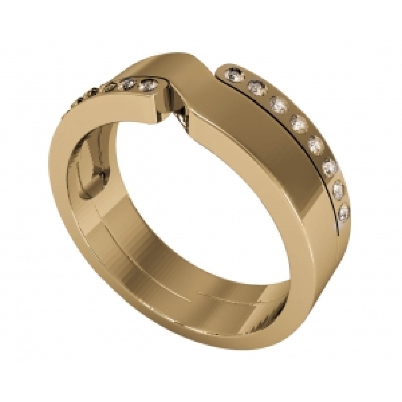 Кольцо с дорожками камней Os 2121