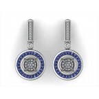 Серьги с дорожками камней Os 1115