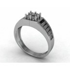 Кольцо с крупными камнями Os 3059