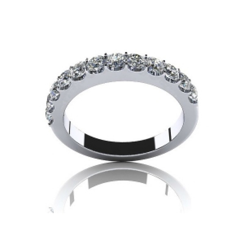 Обручальное кольцо с дорожкой камней Os 2176