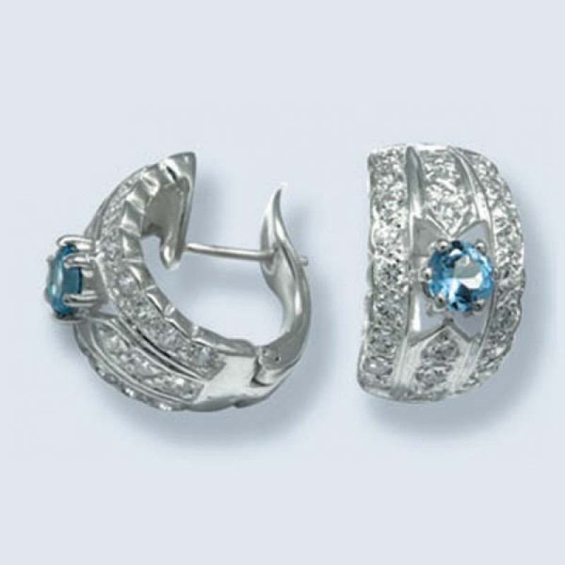 Серьги с камнями С-034