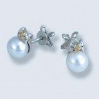 Пусеты с жемчугом С-503