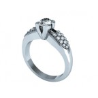 Кольцо с крупным камнем Os 1490