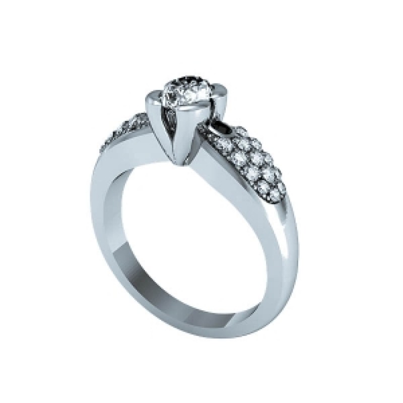 Кольцо с крупным камнем Os 1490