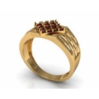 Кольцо с дорожками камней Os 3062