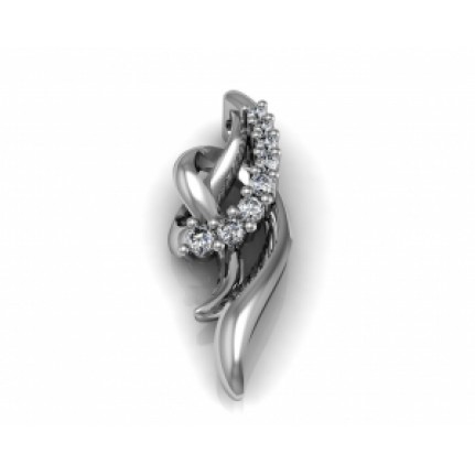 Подвеска Петли с дорожкой камней Os 1777