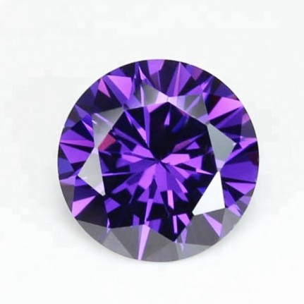аметист круг- 8.0мм