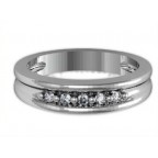 Кольцо с дорожкой камней Os 2001